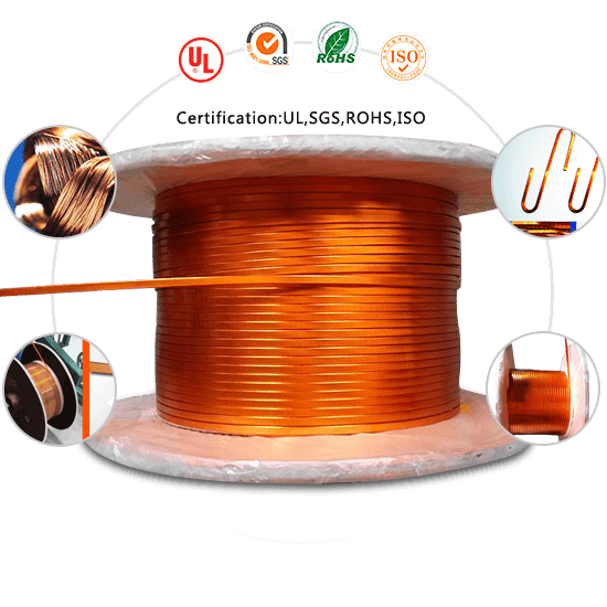 Kapton Copper Wire, F46 Polyesterimide Kapton Copper Wire, wire