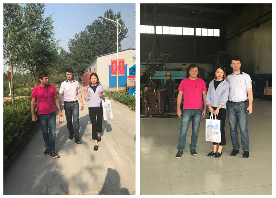 Foreign Customers Visit LP Factory